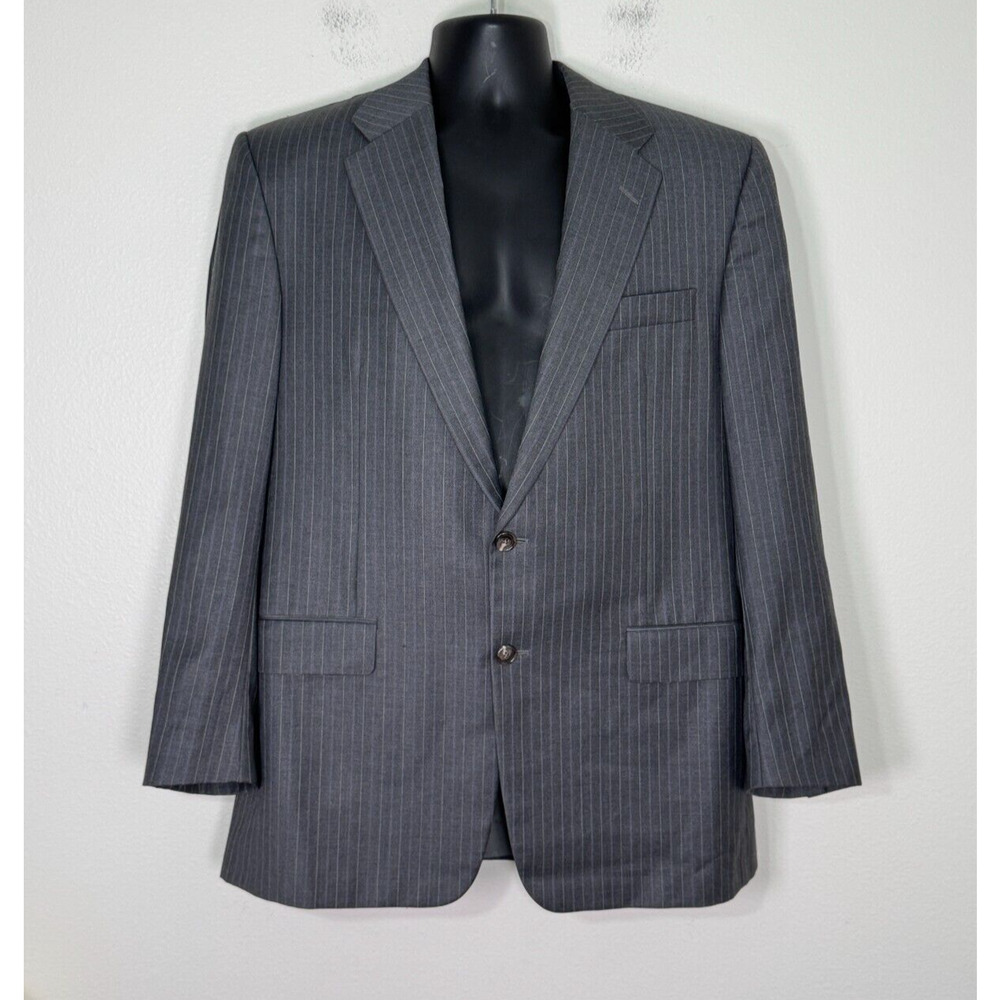 Hickey Freeman Loro Piana Tasmanian Super 130s Blazer Suit Jacket Mens 42R